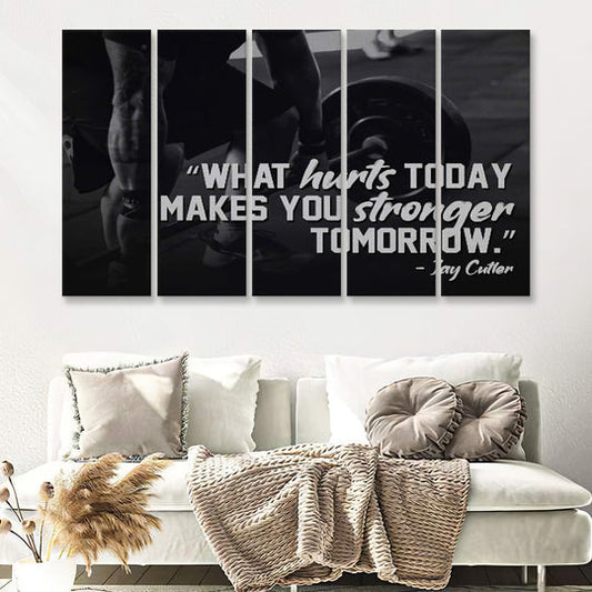 5-piece motivational wall art set – inspirational quotes on MDF – modern home and office décor