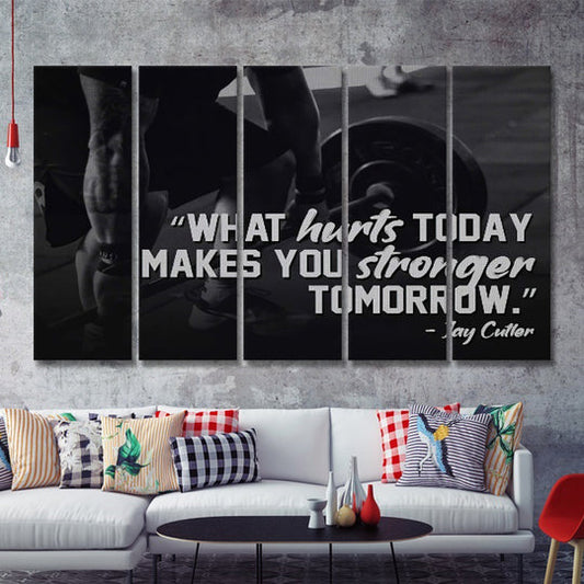 5-piece motivational wall art set – inspirational quotes on MDF – modern home and office décor
